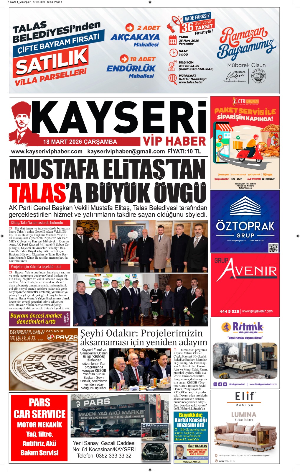 18 Mart 2026