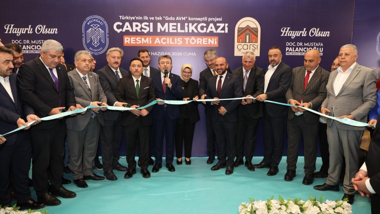 ÇARŞI MELİKGAZİ RESMEN AÇILDI