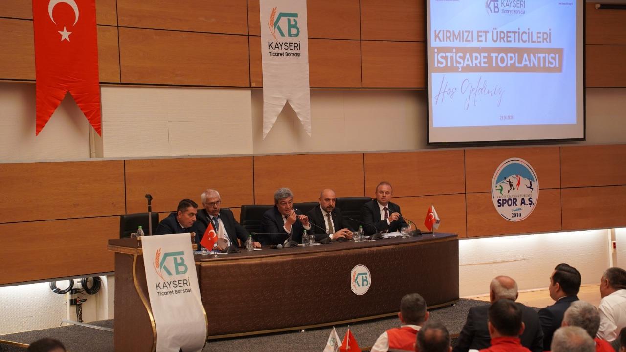 KIRMIZI ET ÜRETİCİLERİ İSTİŞARE TOPLANTISI GERÇEKLEŞTİRİLDİ