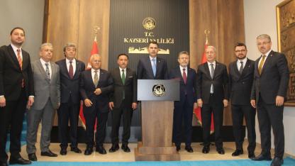 BAKAN KURUM VE YUMAKLI'DAN KAYSERİ TEMASLARI