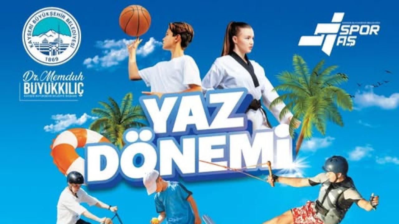 YAZ DÖNEMİ SPOR OKULU KAYITLARI BAŞLADI