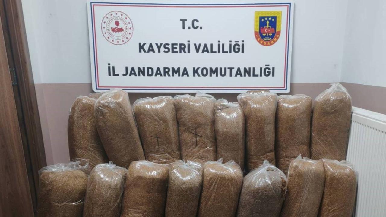 YOLCU OTOBÜSÜNDE 510 KİLO KAÇAK TÜTÜN BULUNDU
