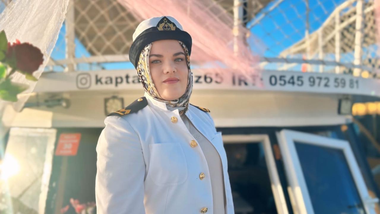 VAN GÖLÜN'ÜN İLK KADIN KAPTANI