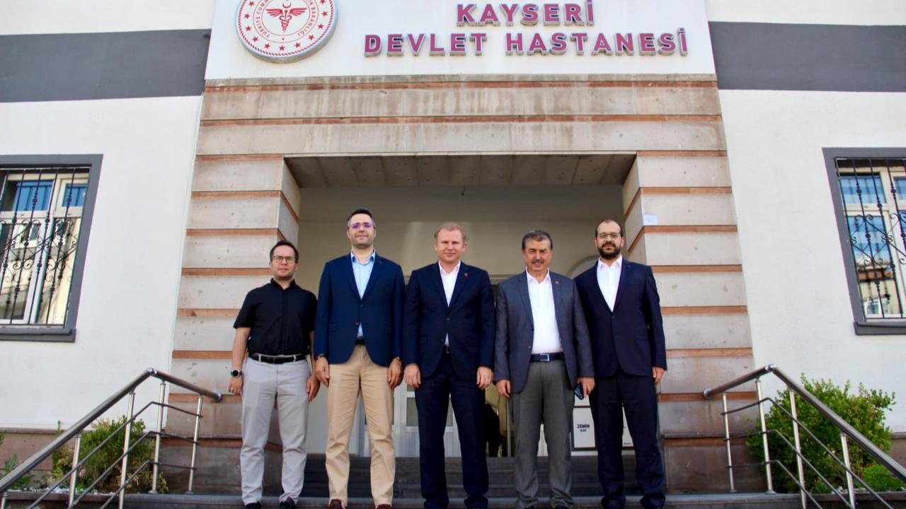 YEŞİLHİSAR HEYETİNDEN BAŞHEKİM ÇÖL'E ZİYARET