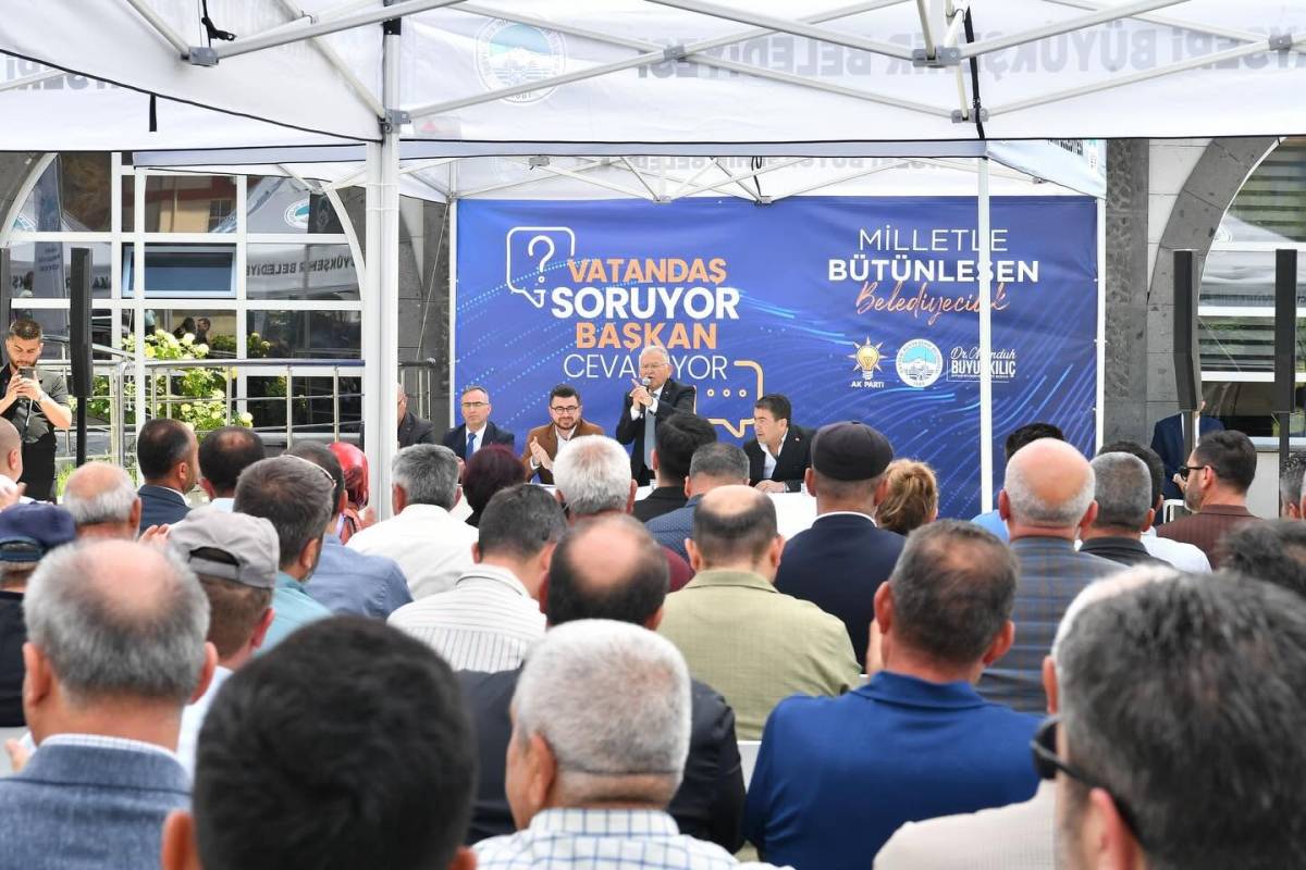 BÜYÜKKILIÇ, BÜNYAN’DA VATANDAŞLARLA BULUŞTU