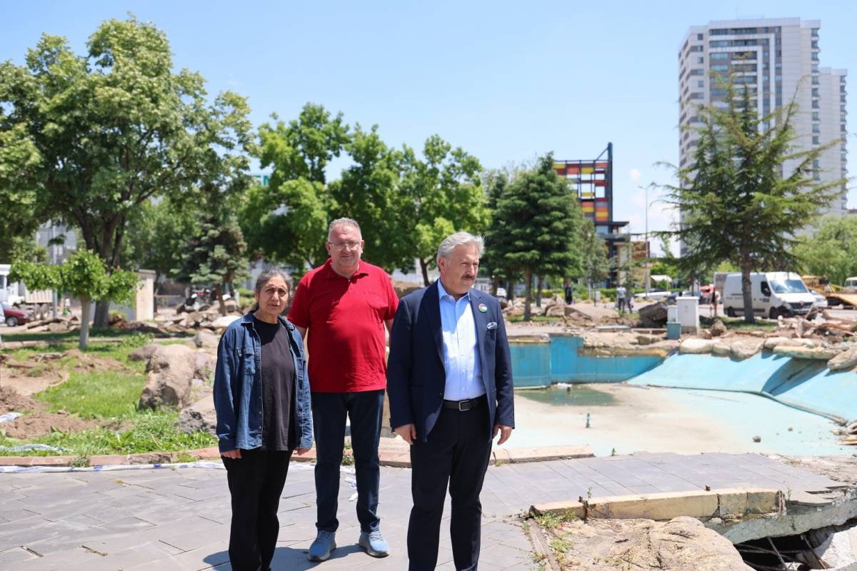 MELİKGAZİ BELEDİYESİ, FATİH PARKI’NI YENİLİYOR