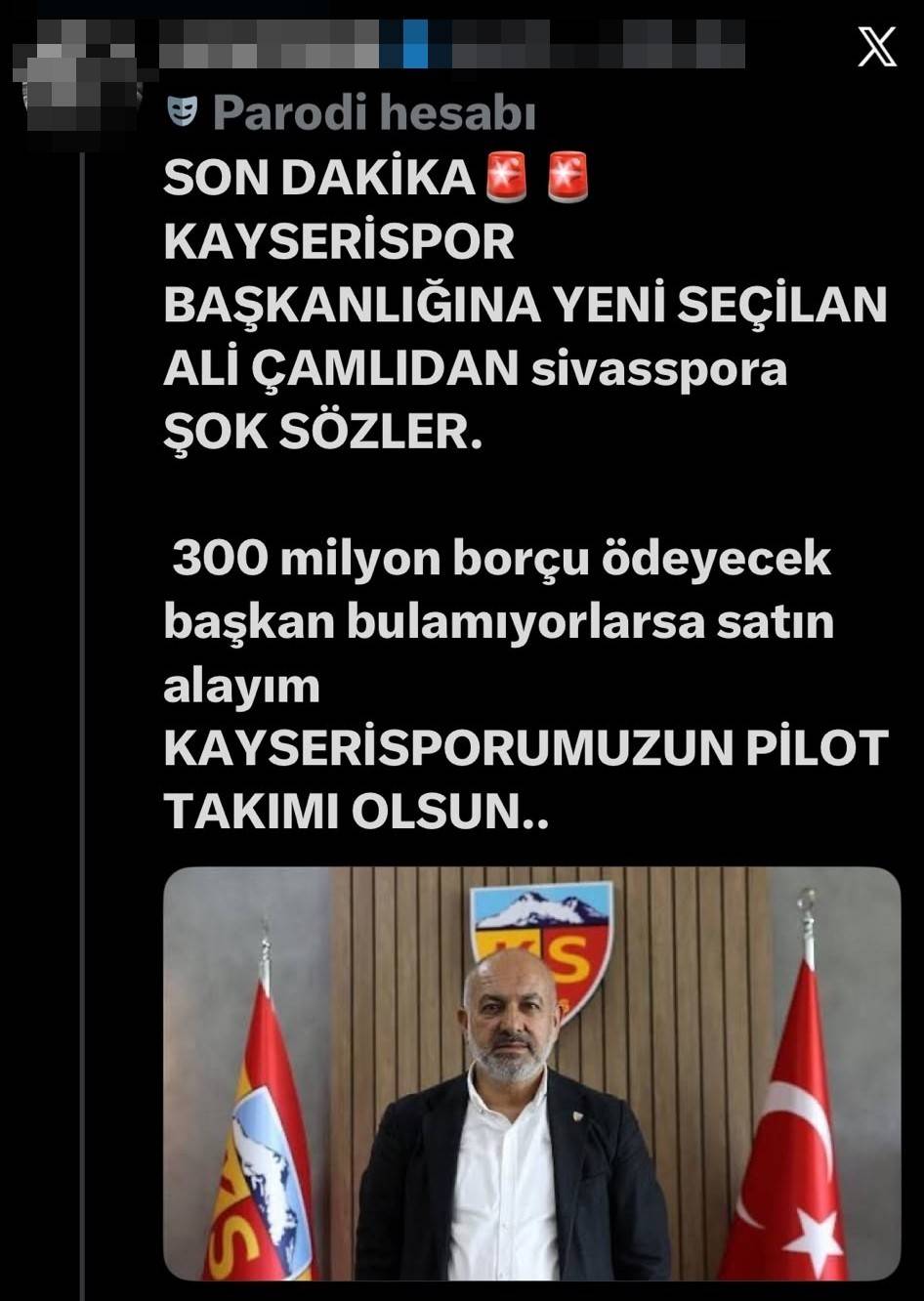 ALİ ÇAMLI'DAN SERT CEVAP