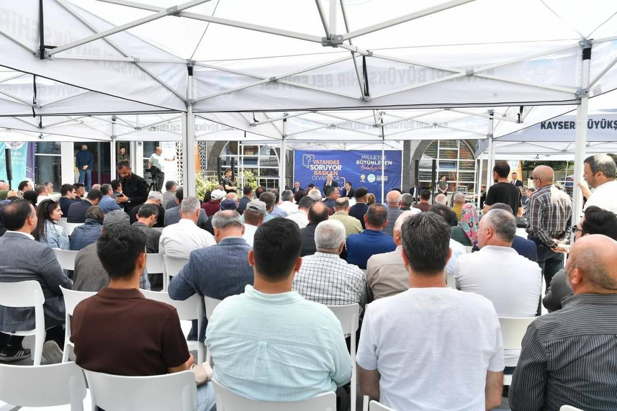 BÜYÜKKILIÇ, BÜNYAN’DA VATANDAŞLARLA BULUŞTU