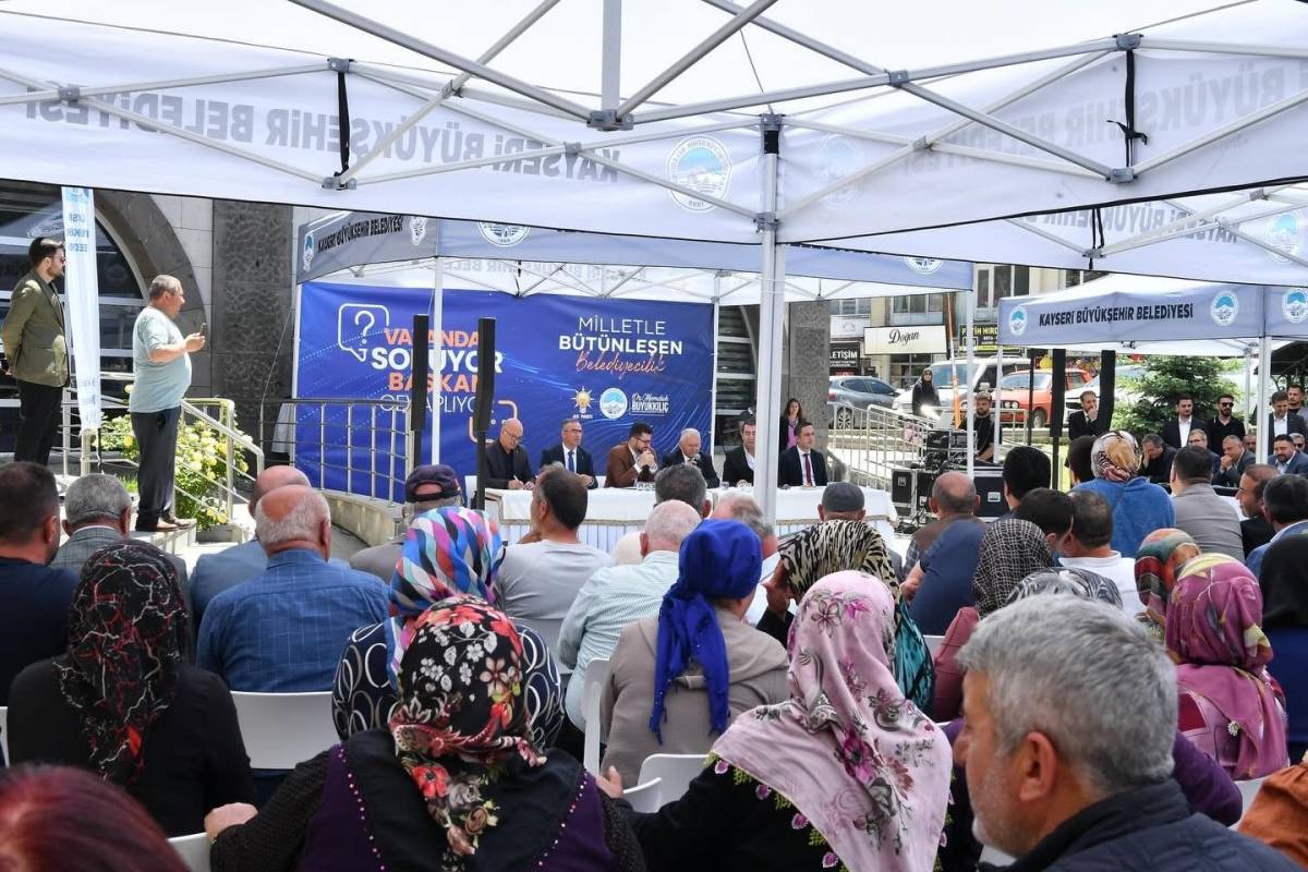 BÜYÜKKILIÇ, BÜNYAN’DA VATANDAŞLARLA BULUŞTU