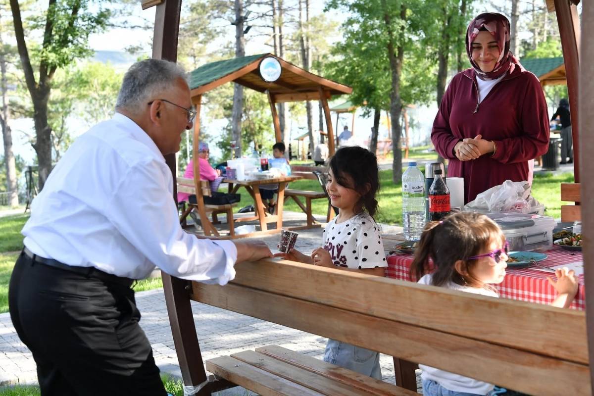 BÜYÜKKILIÇ’TAN SARIMSAKLI BARAJI MESİRE ALANI’NDA İNCELEME