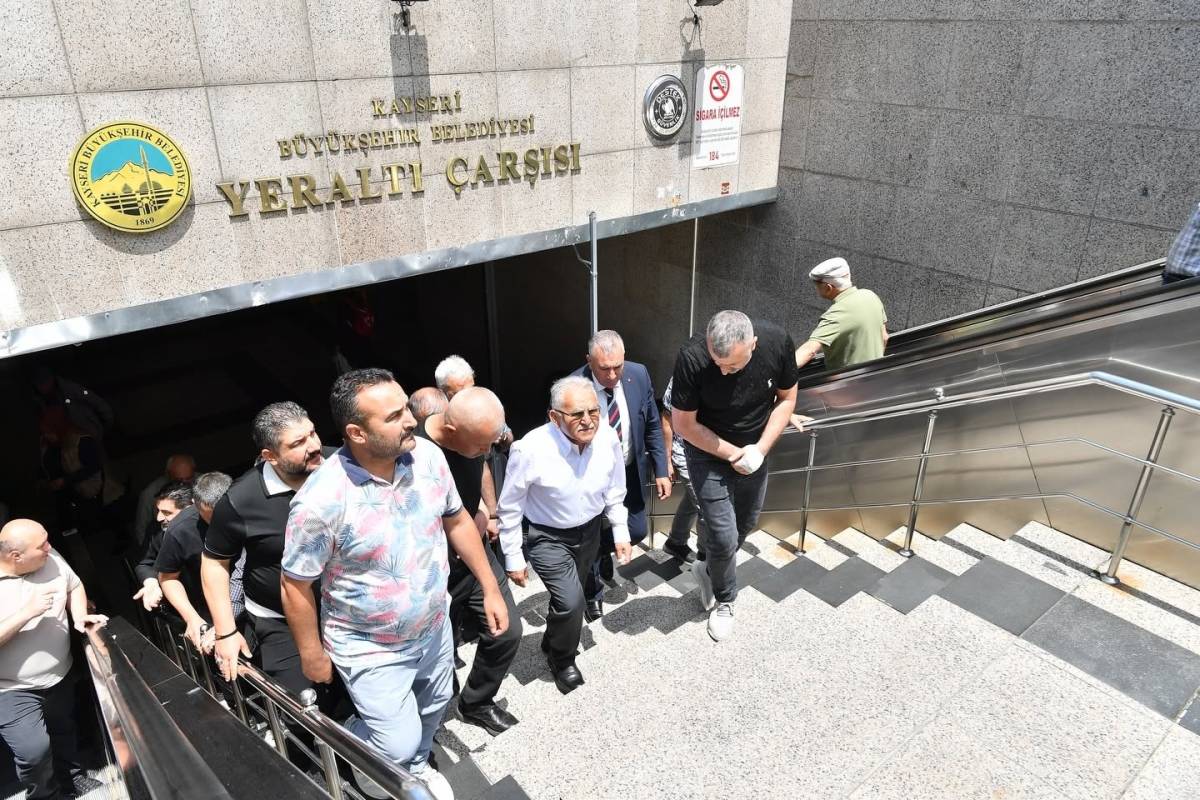BÜYÜKKILIÇ'TAN YERALTI ÇARŞISI'NA ZİYARET