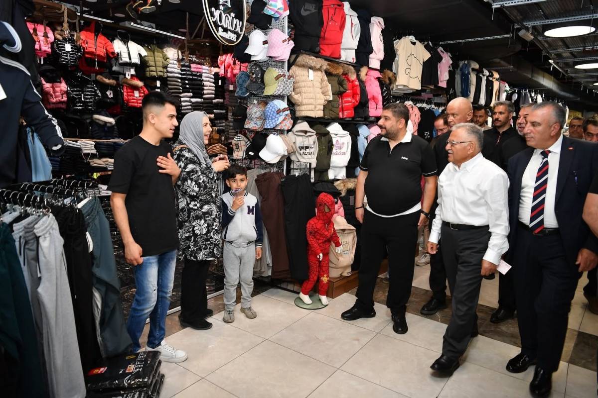 BÜYÜKKILIÇ'TAN YERALTI ÇARŞISI'NA ZİYARET