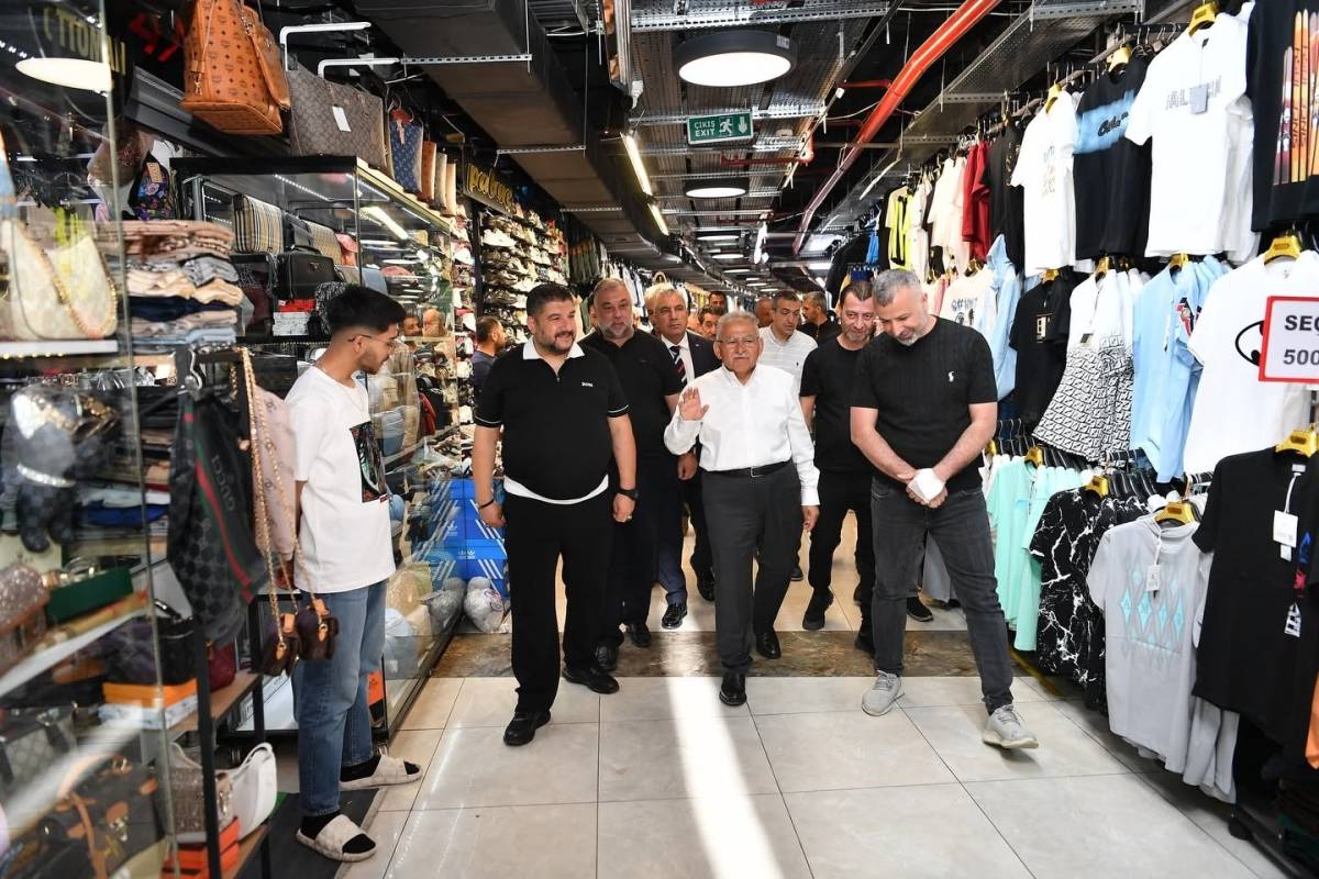 BÜYÜKKILIÇ'TAN YERALTI ÇARŞISI'NA ZİYARET