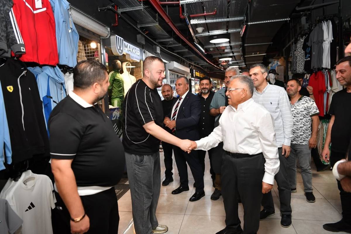 BÜYÜKKILIÇ'TAN YERALTI ÇARŞISI'NA ZİYARET