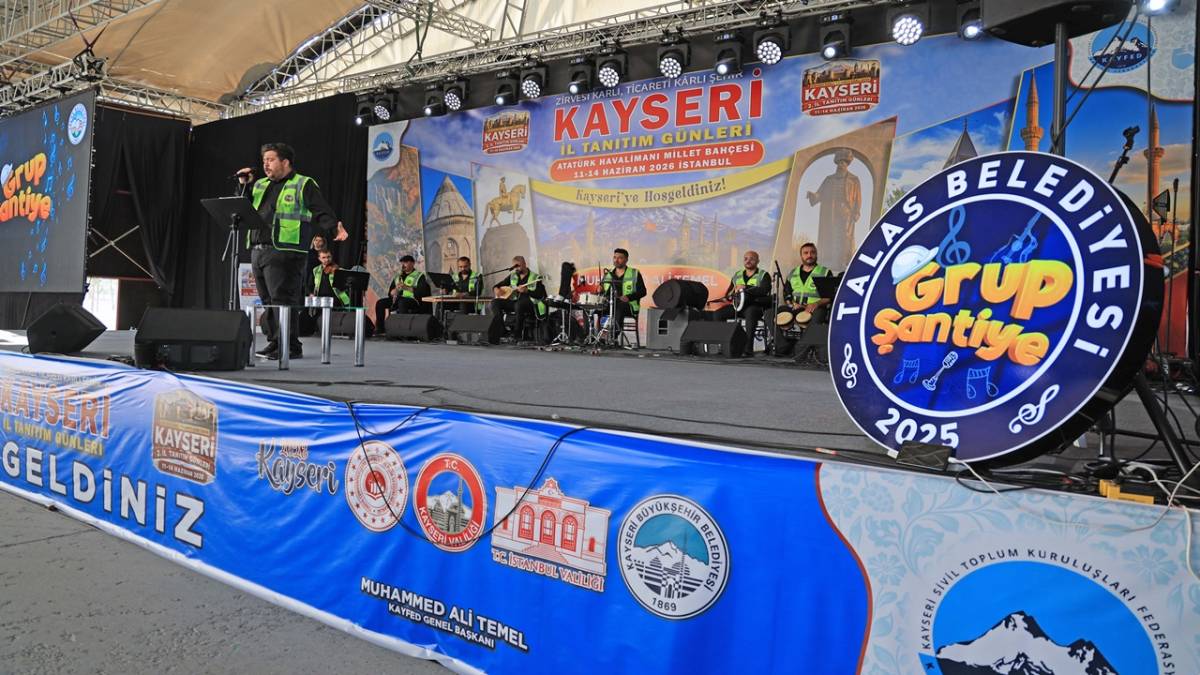 TALAS, KAYSERİ’NİN KÜLTÜREL ZENGİNLİĞİNİ İSTANBUL’A TAŞIDI