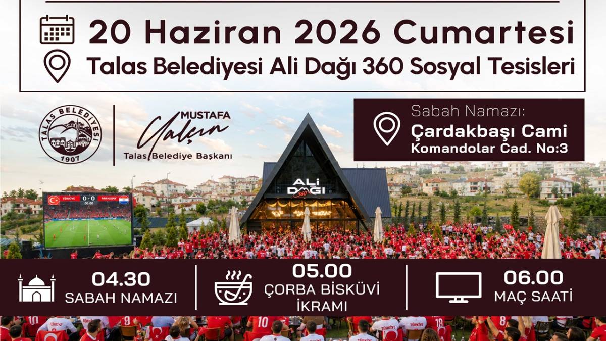 TALAS’TA MİLLİ HEYECAN BU KEZ ALİ DAĞI'NDA YAŞANACAK