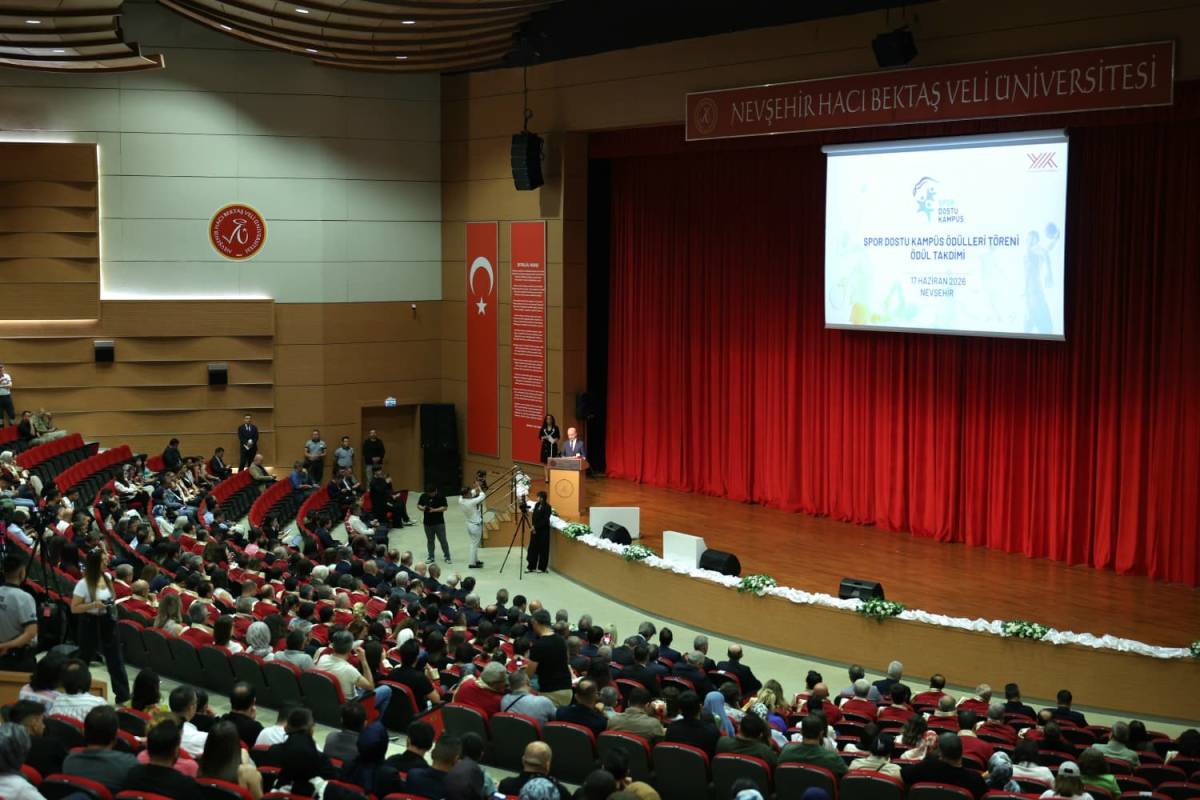 YÖK’TEN KAYSERİ ÜNİVERSİTESİ’NE ‘SPOR DOSTU KAMPÜS’ UNVANI