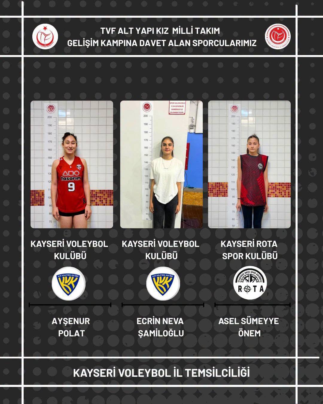 GENÇ SULTANLAR MİLLİ TAKIM YOLUNDA