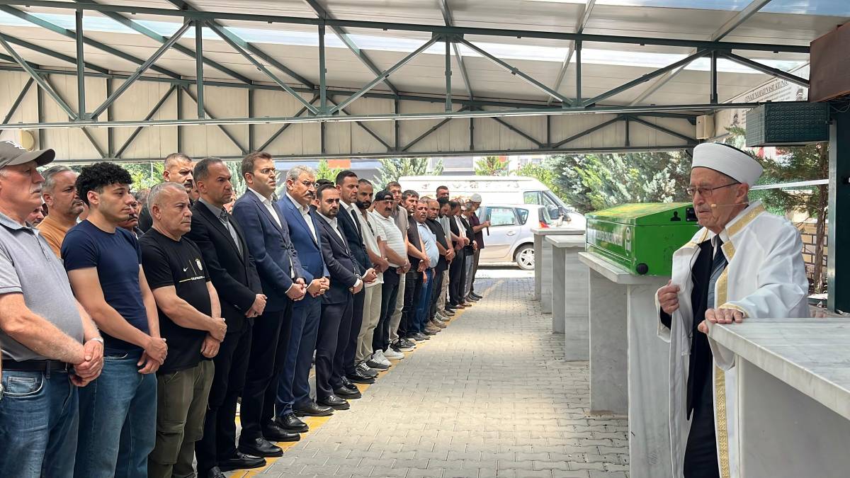 İŞÇİ SON YOLCULUĞUNA UĞURLANDI