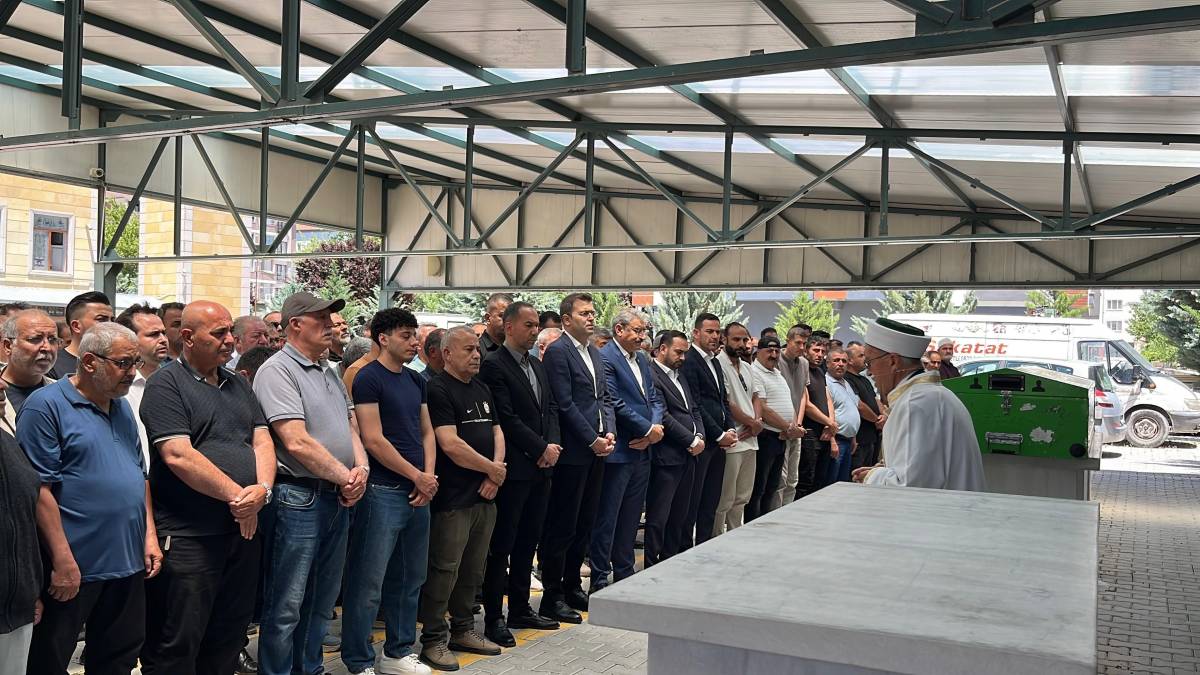 İŞÇİ SON YOLCULUĞUNA UĞURLANDI