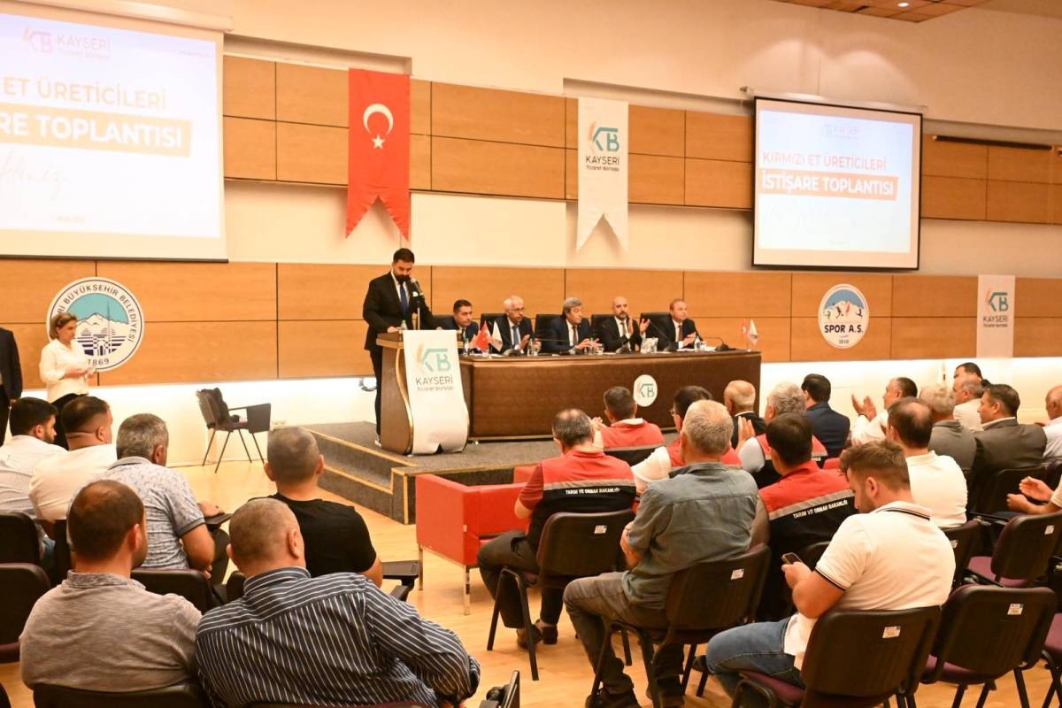 KIRMIZI ET ÜRETİCİLERİ İSTİŞARE TOPLANTISI GERÇEKLEŞTİRİLDİ