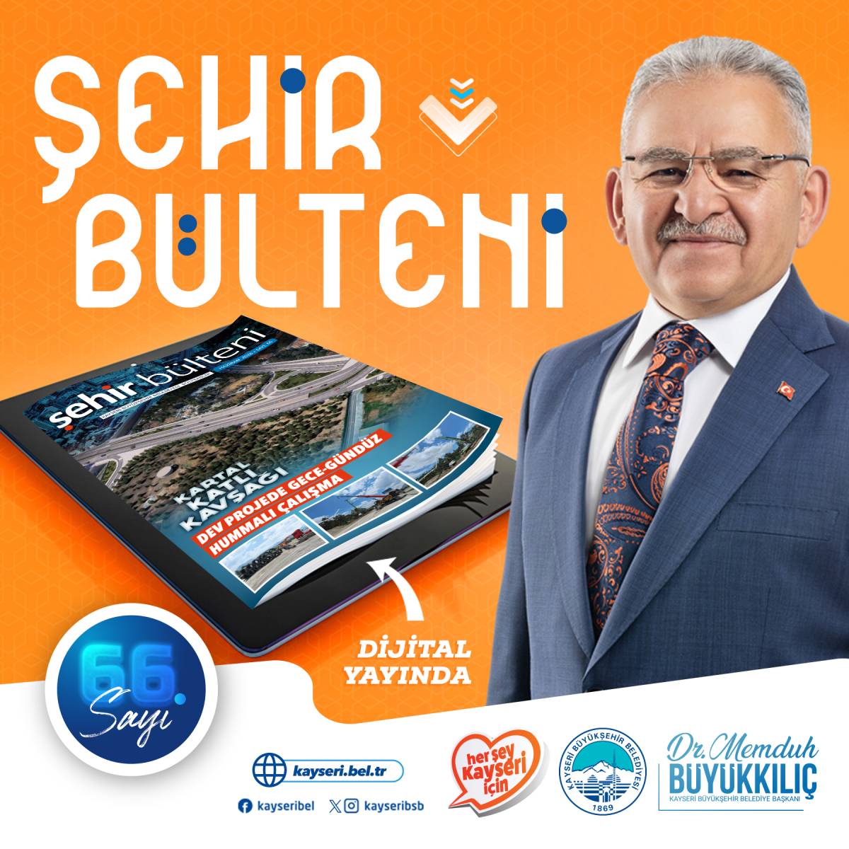 ŞEHİR BÜLTENİ’NİN 66’NCI SAYISI YAYINDA