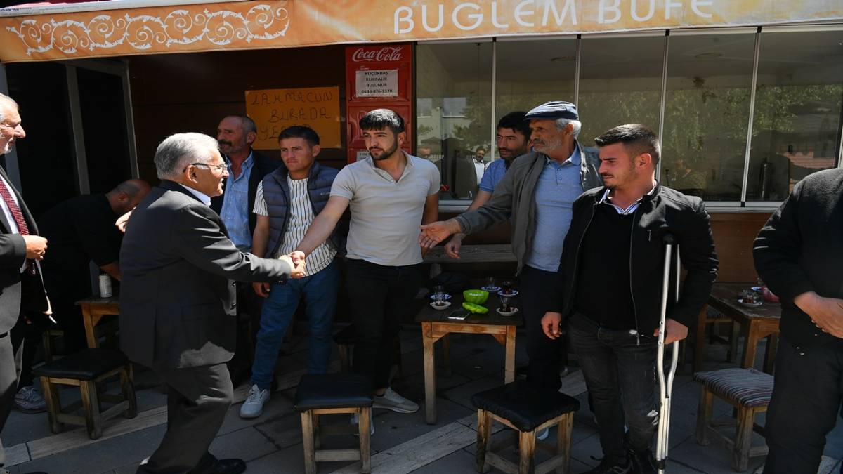BÜYÜKKILIÇ’TAN PINARBAŞI İLÇESİNE ZİYARET