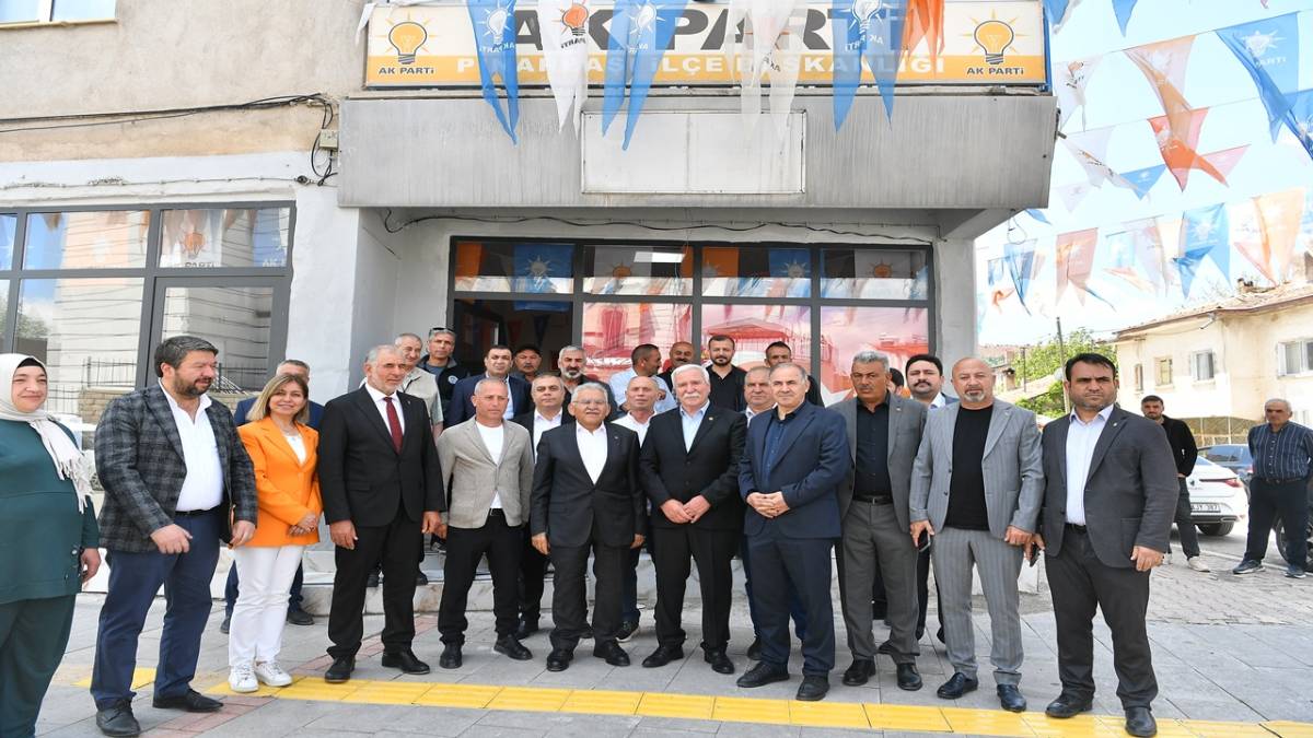 BÜYÜKKILIÇ’TAN PINARBAŞI İLÇESİNE ZİYARET