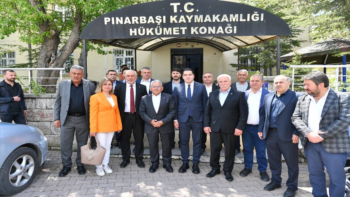 BÜYÜKKILIÇ’TAN PINARBAŞI İLÇESİNE ZİYARET