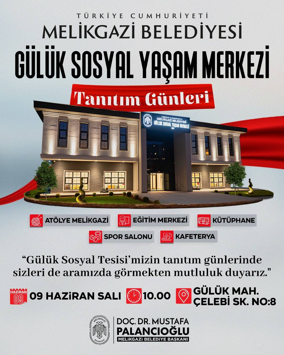 MELİKGAZİ'DE TANITIM GÜNLERİ BAŞLIYOR