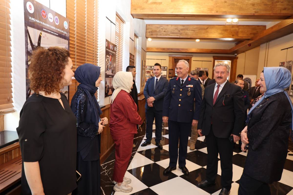 2. HAVA BAKIM FABRİKA MÜDÜRLÜĞÜ 100. YIL RESİM SERGİSİ AÇILDI