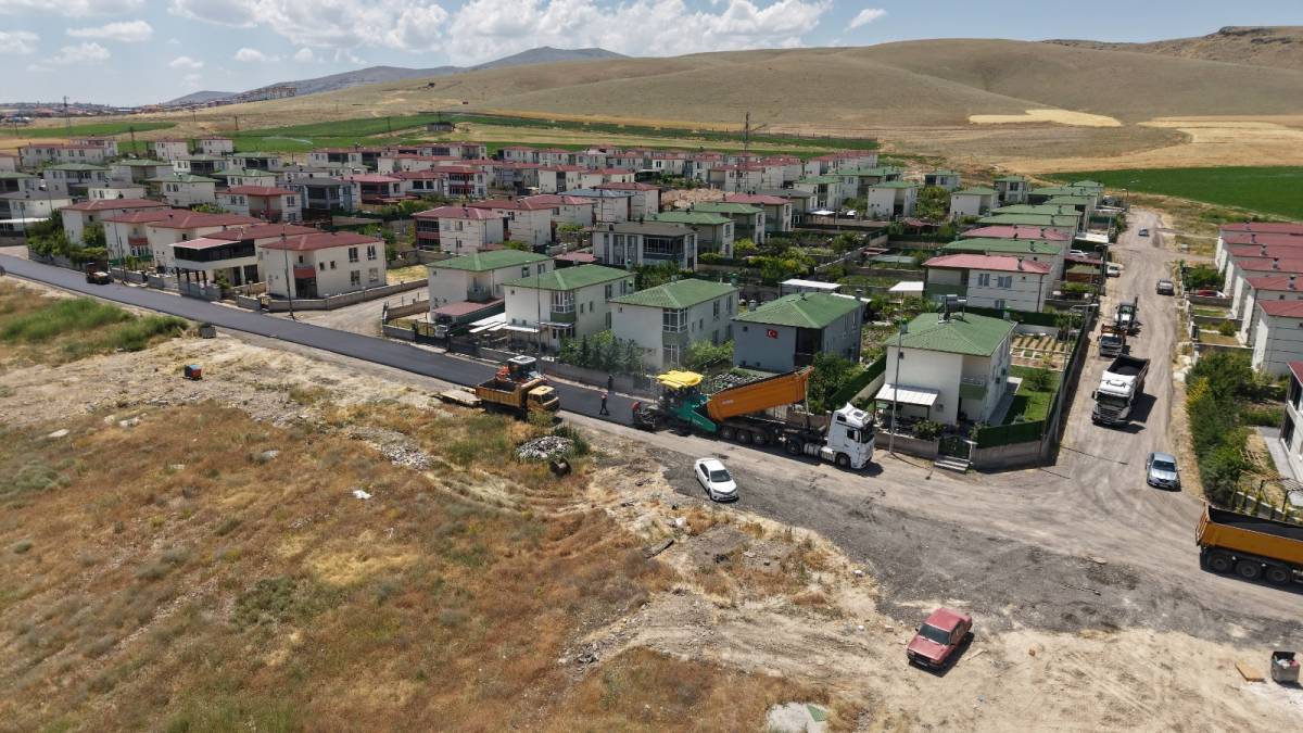 BÜYÜKŞEHİR'DEN İNCESU KIRSALINA 10,5 MİLYON TL'LİK ULAŞIM YATIRIMI