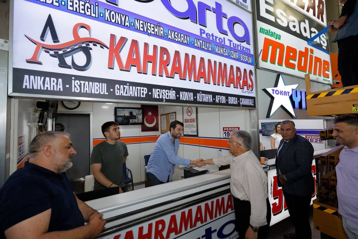 BÜYÜKKILIÇ’TAN KAYSERİ ŞEHİR TERMİNALİ’NE ZİYARET