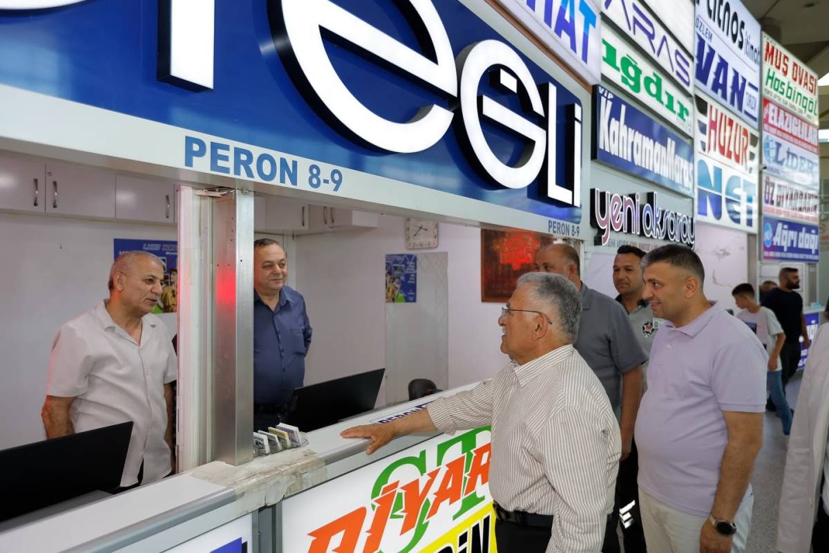 BÜYÜKKILIÇ’TAN KAYSERİ ŞEHİR TERMİNALİ’NE ZİYARET