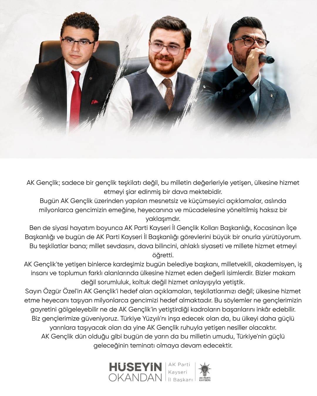 HÜSEYİN OKANDAN: