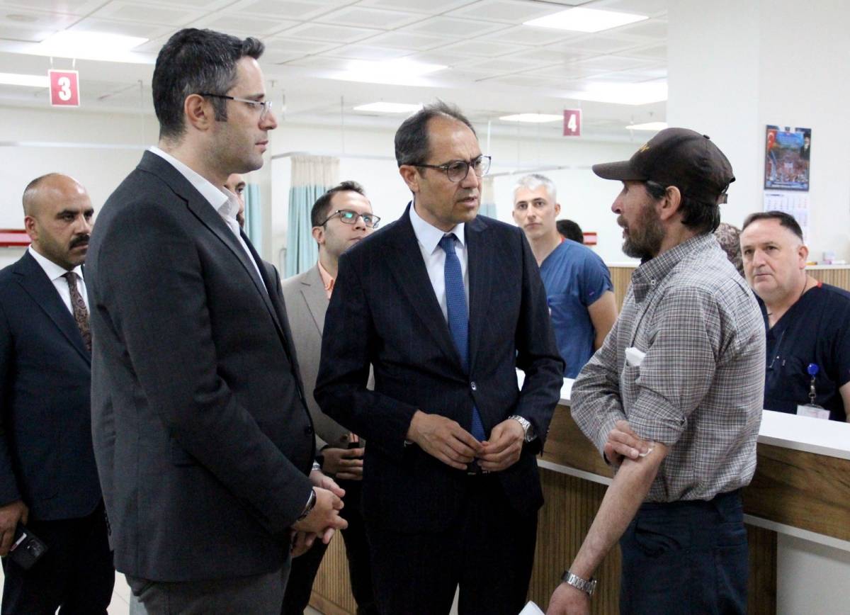 ERŞAN’DAN KAYSERİ DEVLET HASTANESİ’NDE İNCELEME