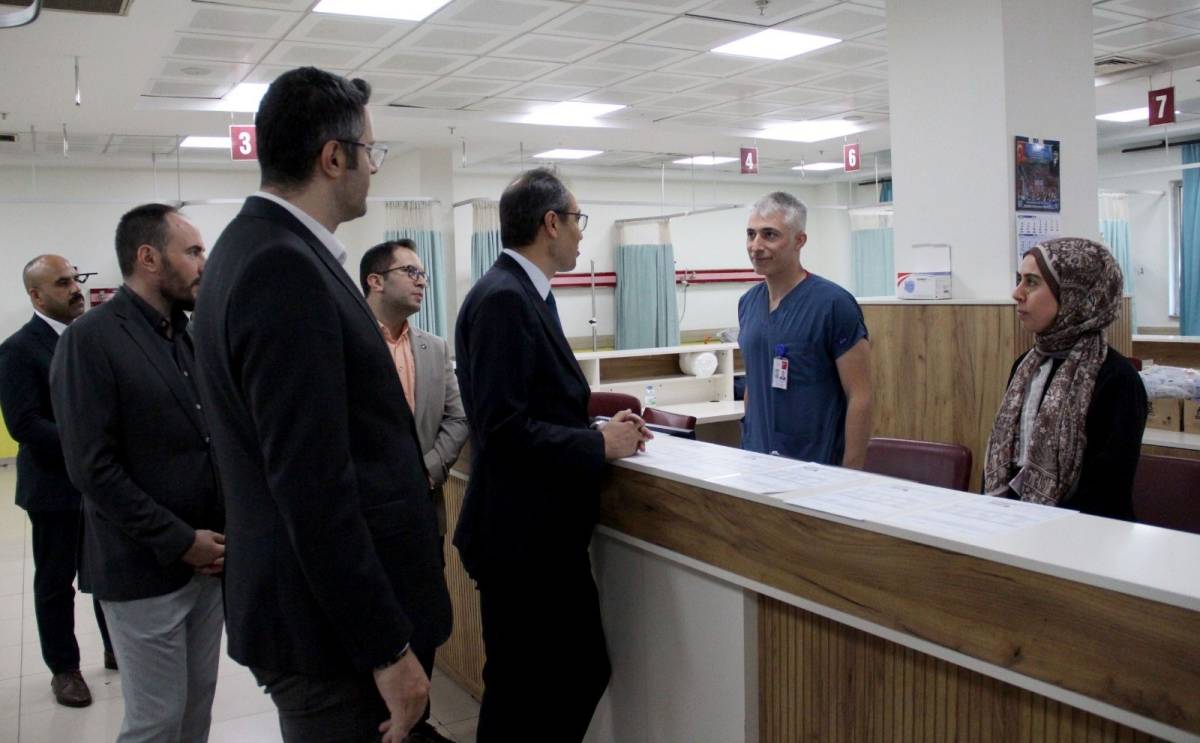 ERŞAN’DAN KAYSERİ DEVLET HASTANESİ’NDE İNCELEME