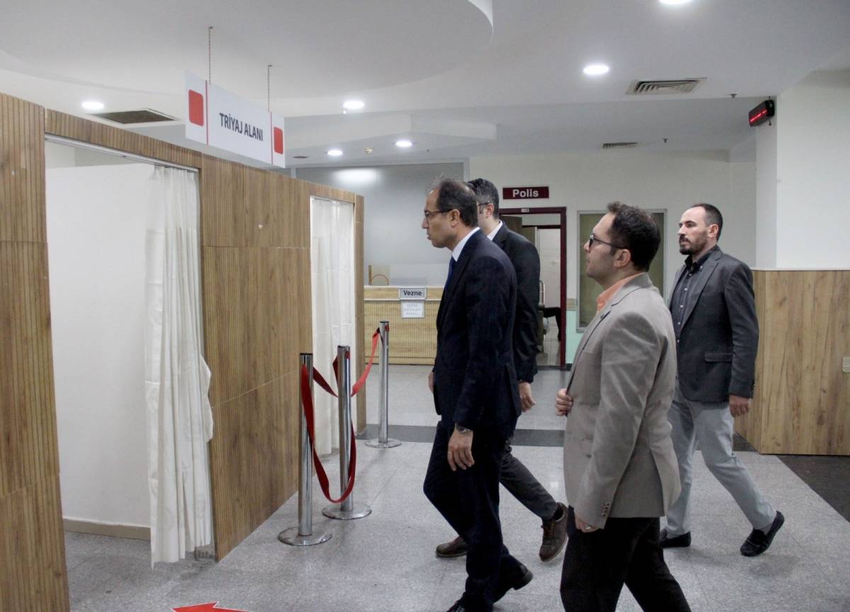 ERŞAN’DAN KAYSERİ DEVLET HASTANESİ’NDE İNCELEME