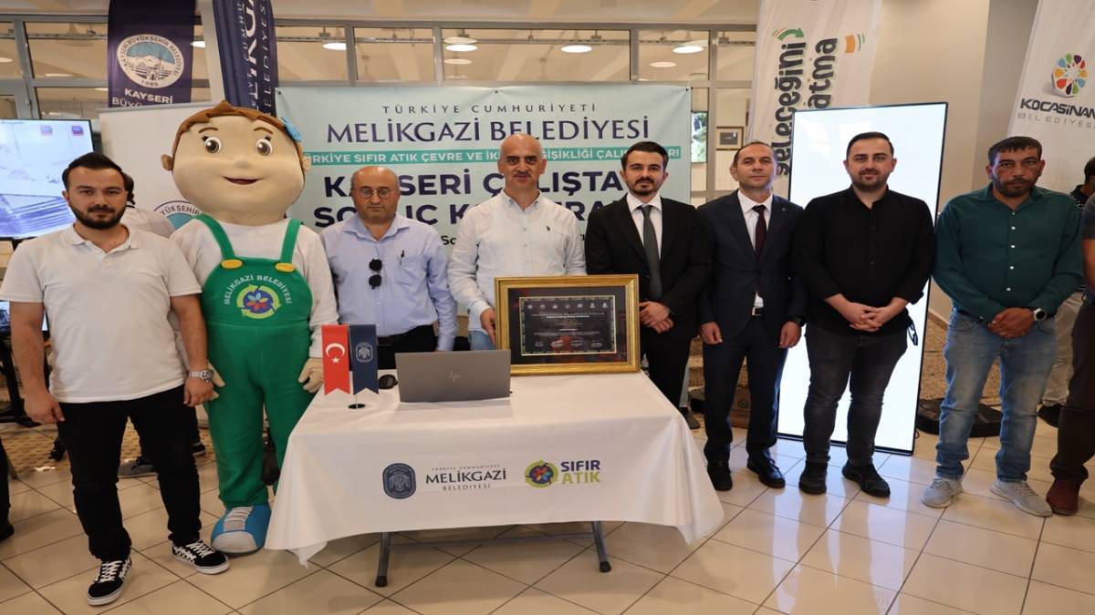SIFIR ATIK BAŞARISINA TEŞEKKÜR PLAKETİ