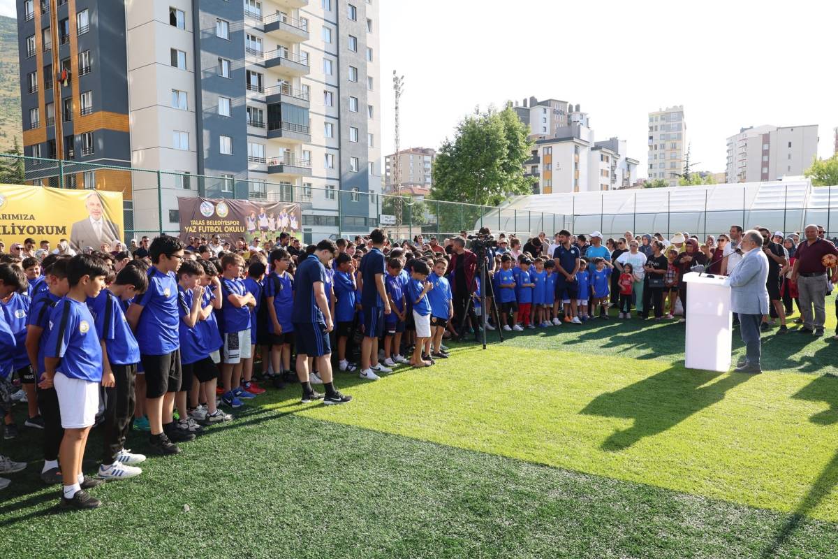 TALAS'TA YAZ SPOR OKULU AÇILDI