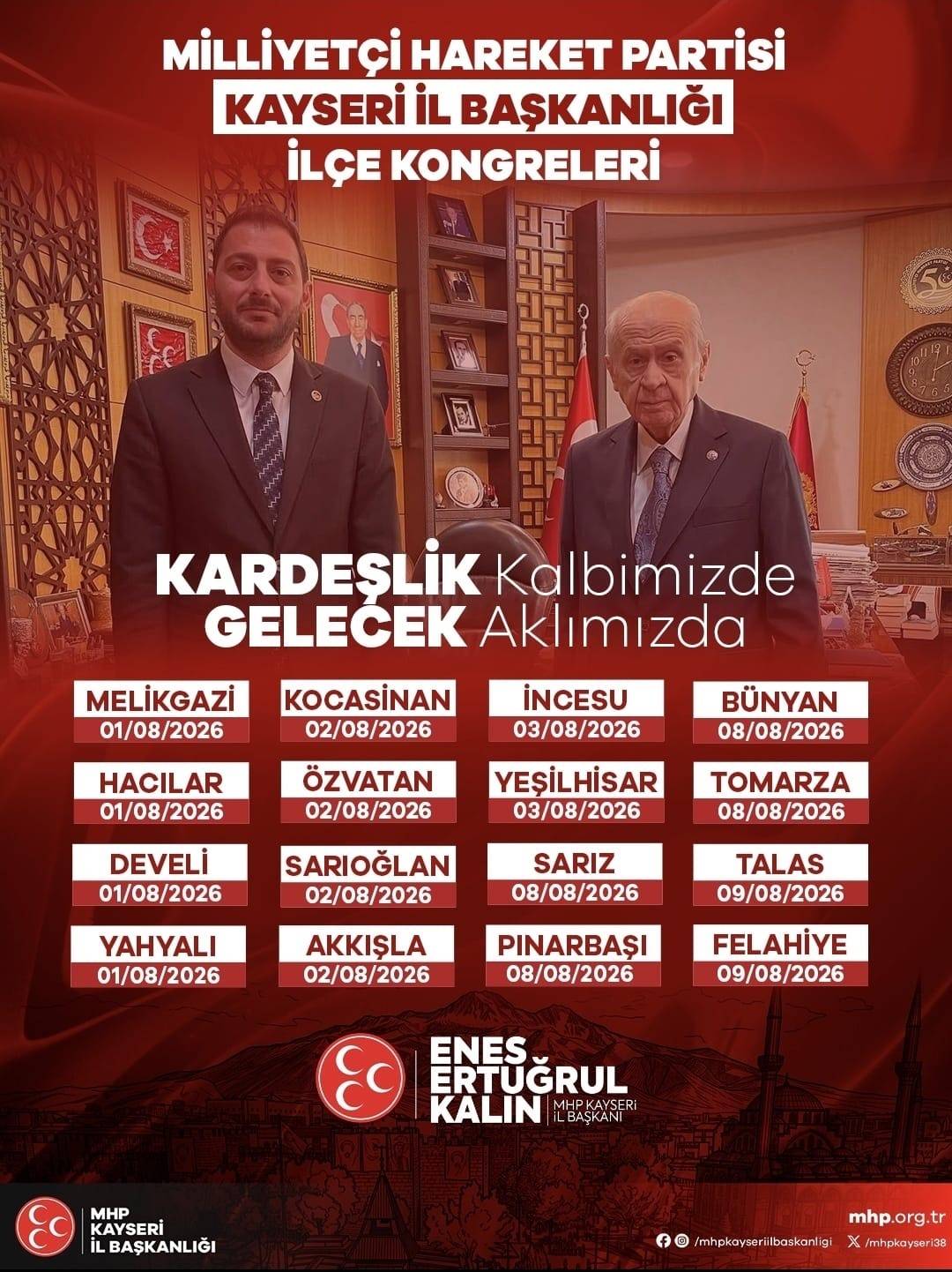 MHP'DE KONGRE TAKVİMİ NETLEŞTİ