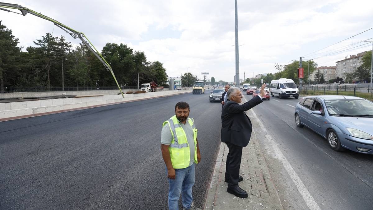 DSİ - YENİ SANAYİ KATLI KAVŞAĞI'NDA SONA YAKLAŞILDI